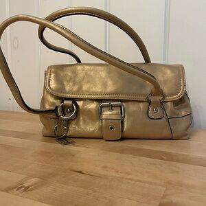 Medium gold Giant Bernini purse